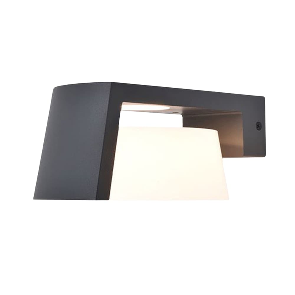 Applique a LED 11W 1000lm - Luce Calda o Naturale selezionabile - Struttura Antracite - 1