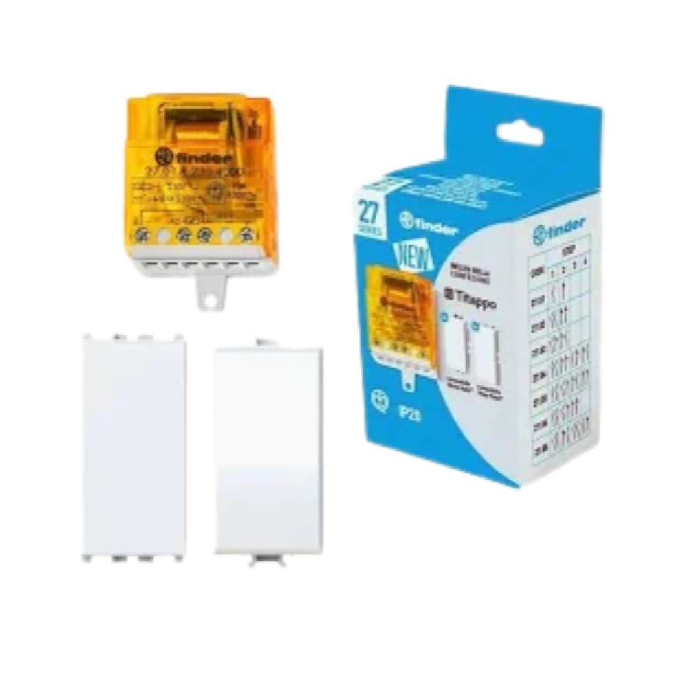 Kit relè modulare Serie 27 con accessorio Titappo