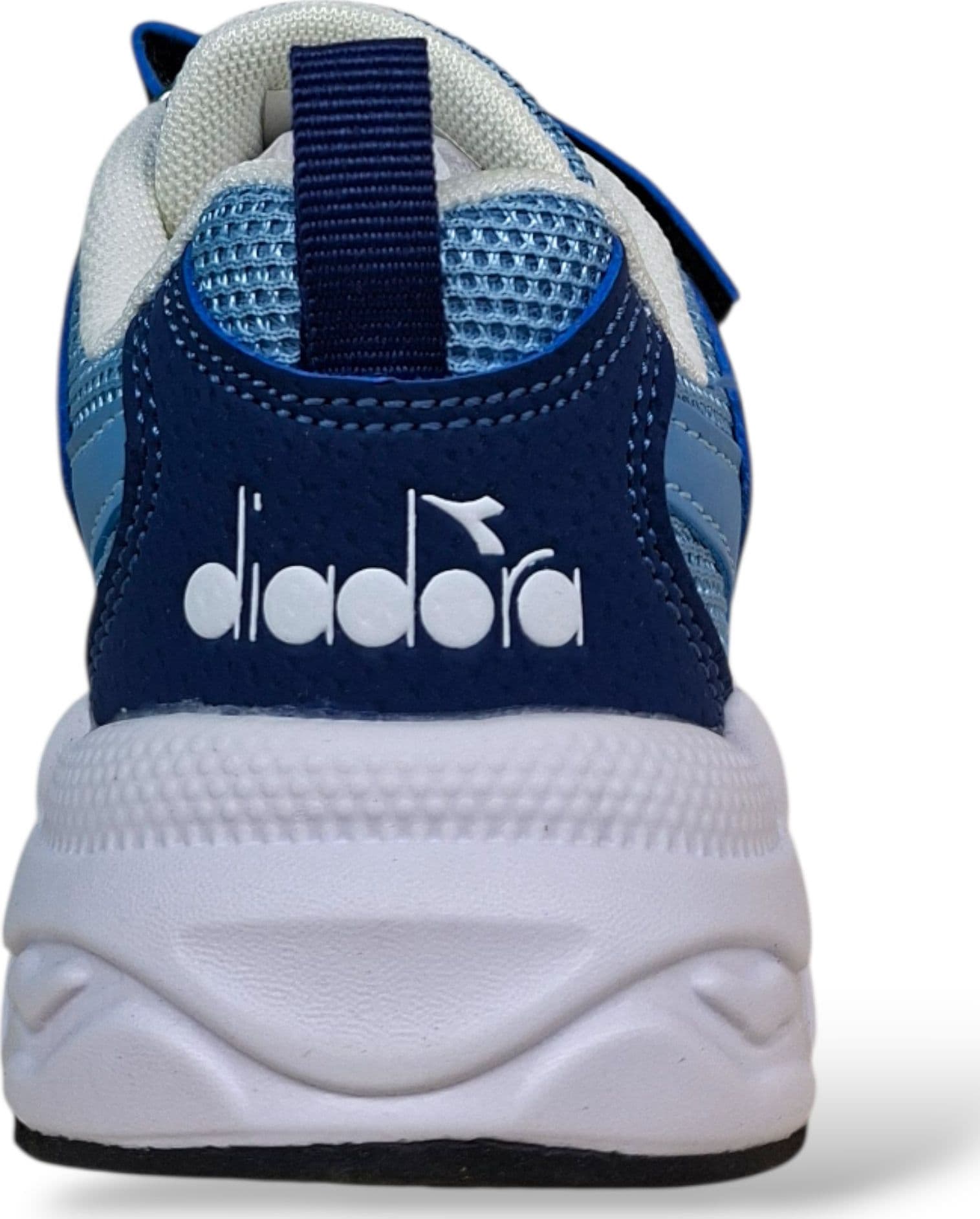 Diadora Alley Sneakers Bambini e Ragazzi Blue Celeste – Lacci Elastici e Velcro | Scarpe Sportive Unisex 28-35 - 3