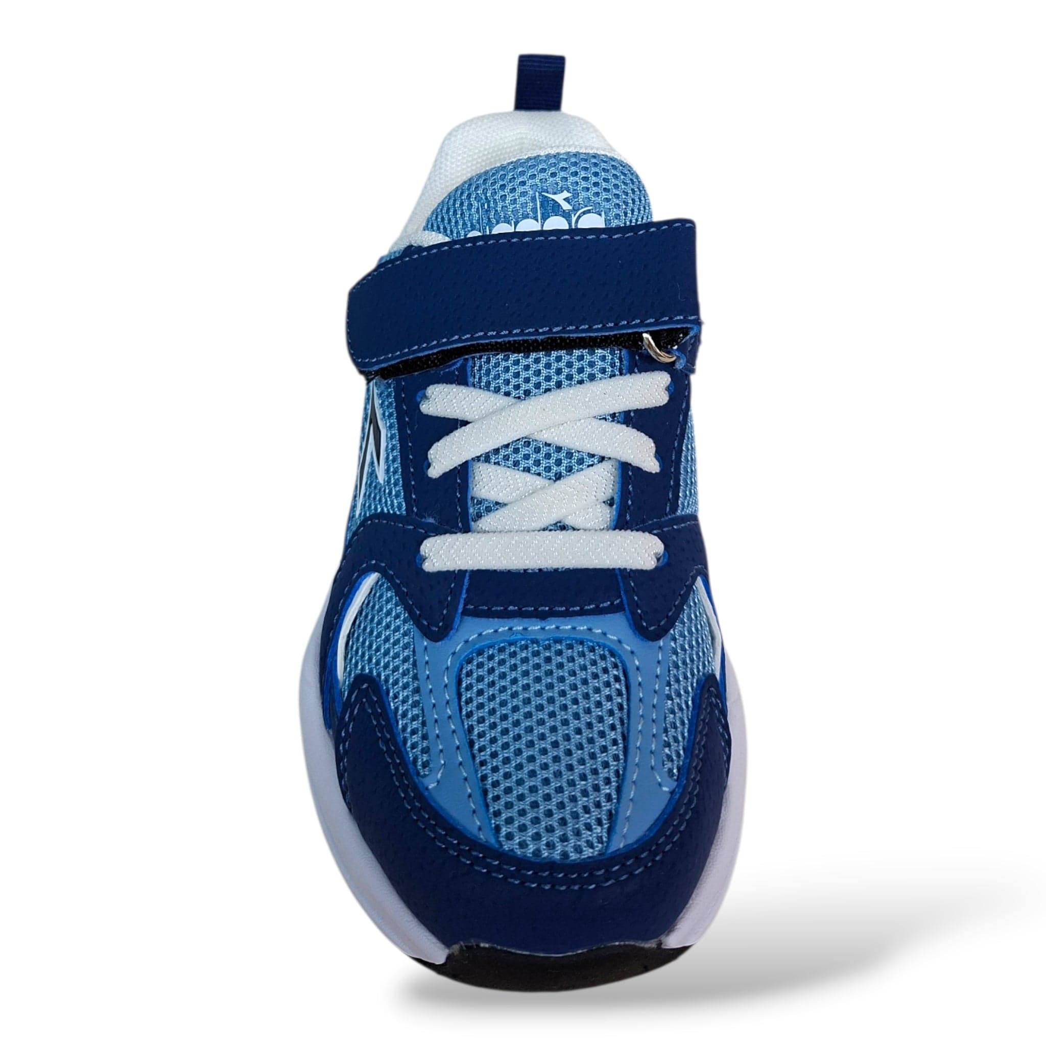 Diadora Alley Sneakers Bambini e Ragazzi Blue Celeste – Lacci Elastici e Velcro | Scarpe Sportive Unisex 28-35 - 4