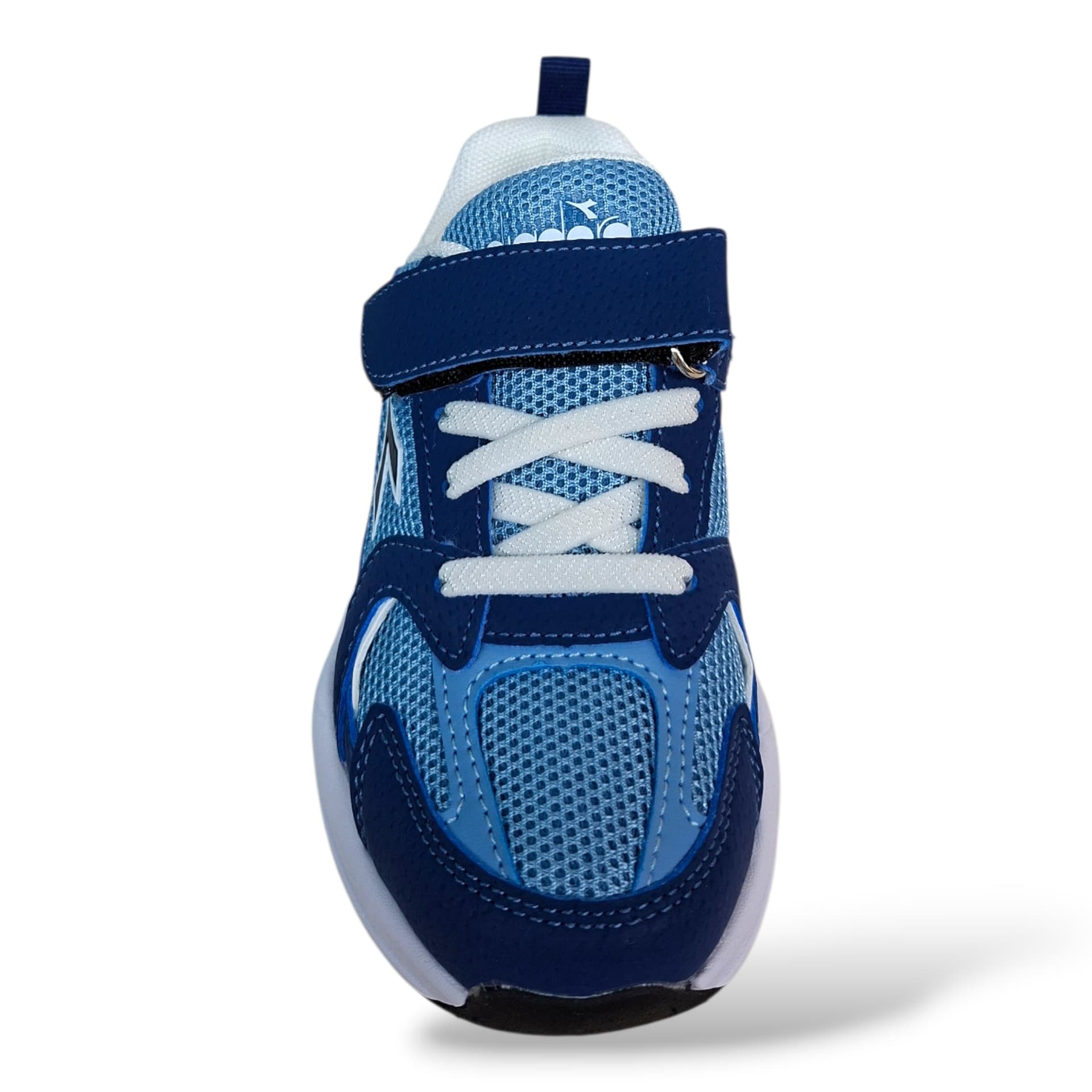 Diadora Alley Sneakers Bambini e Ragazzi Blue Celeste – Lacci Elastici e Velcro | Scarpe Sportive Unisex 28-35 - 4