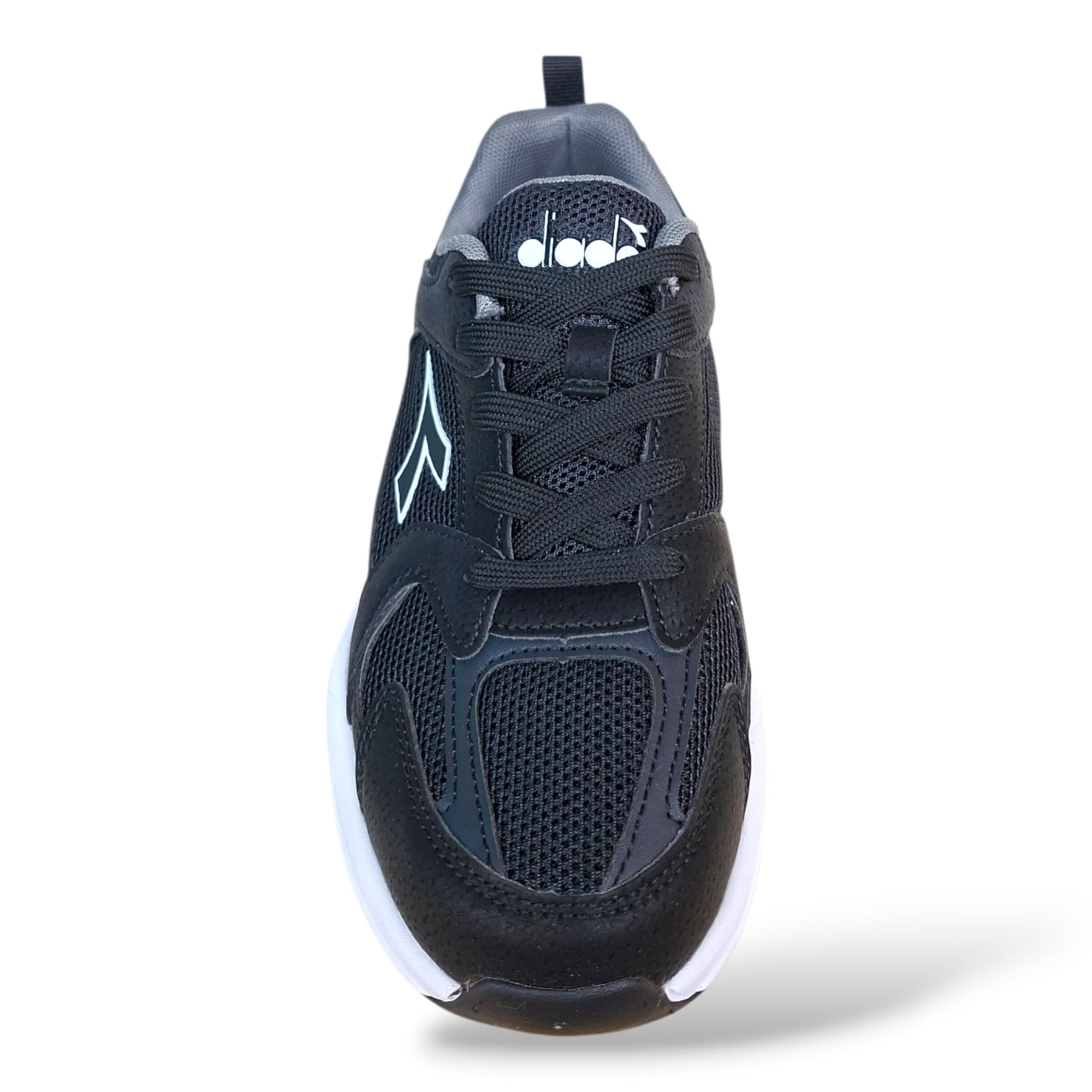 Diadora Alley Sneakers Bambini e Ragazzi Nero Bianco – Lacci | Scarpe Sportive Unisex Taglie Grandi 36-39 - 4