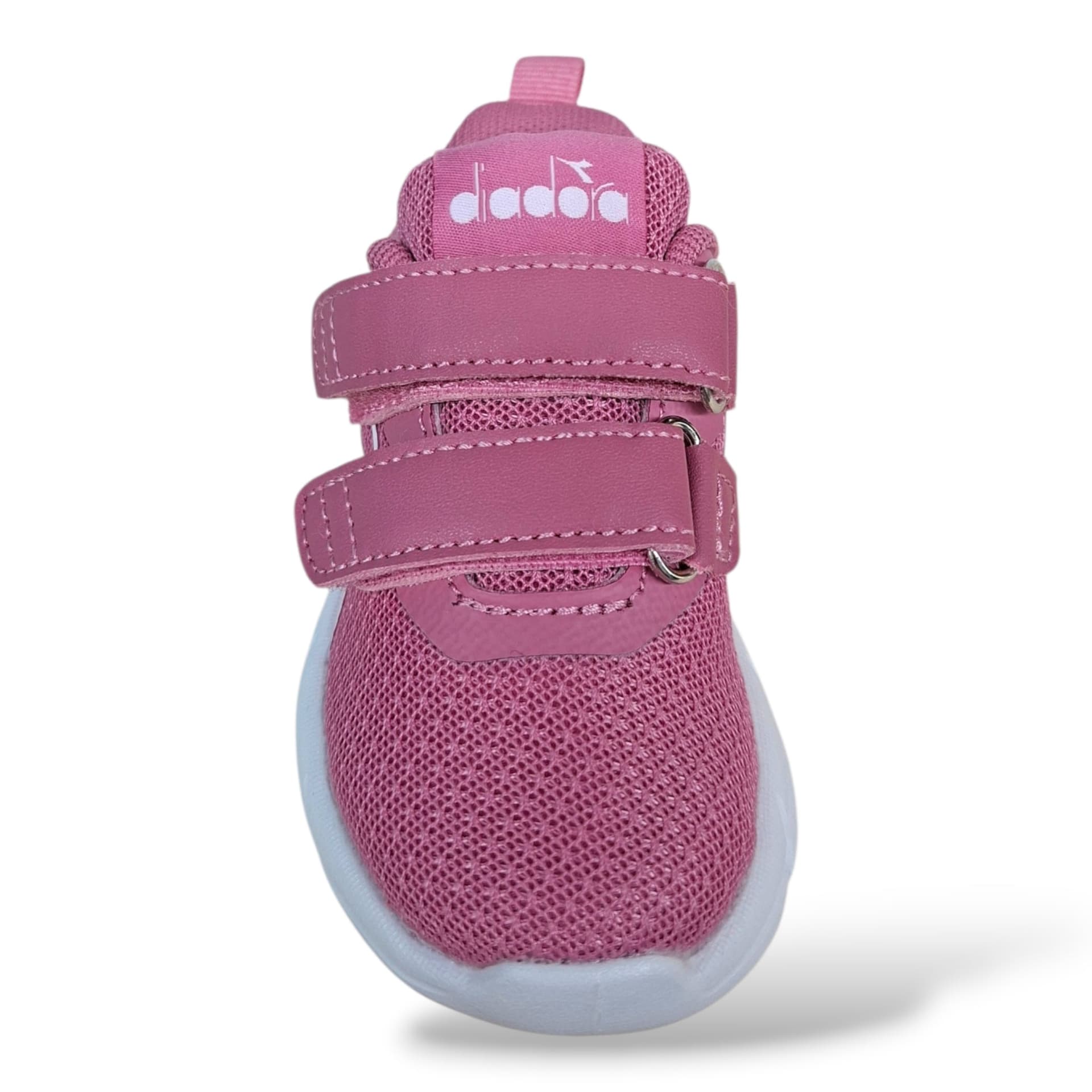 Diadora Evo Run Sneakers Bambine Rosa Bianco – Velcro | Scarpe Sportive Bambina Primi Passi Taglie 20-27 - 4