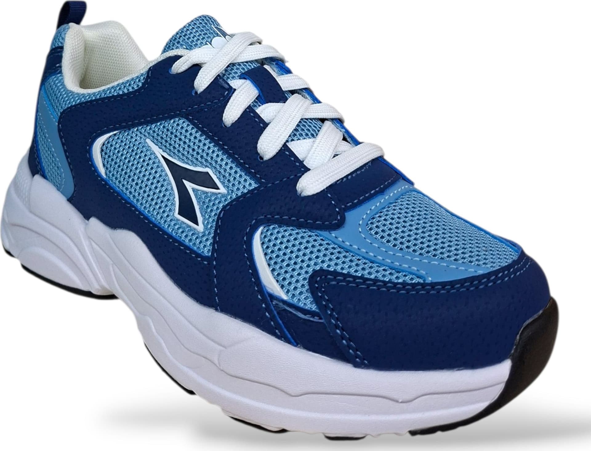 Diadora Alley Sneakers Bambini e Ragazzi Blue Celeste – Lacci | Scarpe Sportive Unisex - 2