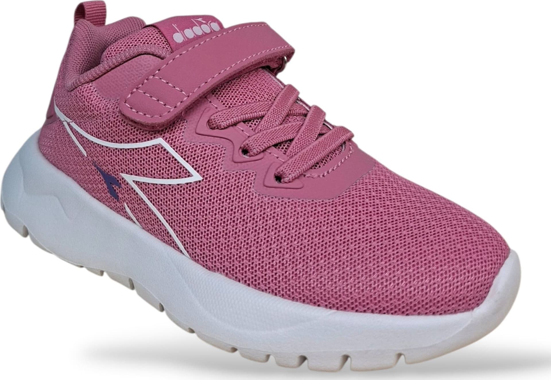 Diadora Evo Run Sneakers Bambina Rosa – Lacci Elastici e Velcro | Scarpe Sportive Bambine - 2