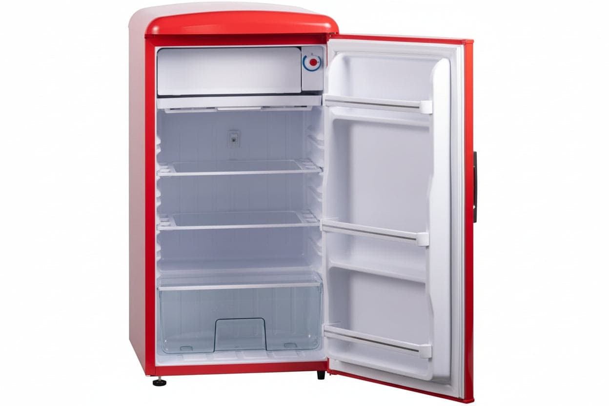 Kooper Frigorifero Mono Porta Retro' Vintage Rosso - 4