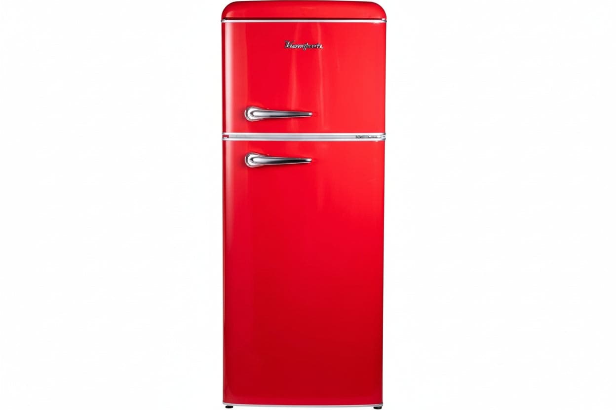 Kooper Frigorifero Doppia Porta Retro' Vintage Rosso - 2