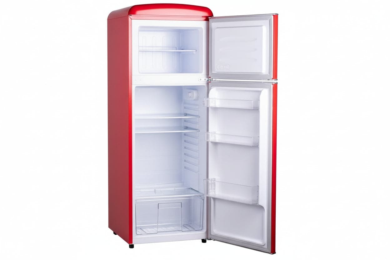 Kooper Frigorifero Doppia Porta Retro' Vintage Rosso - 3