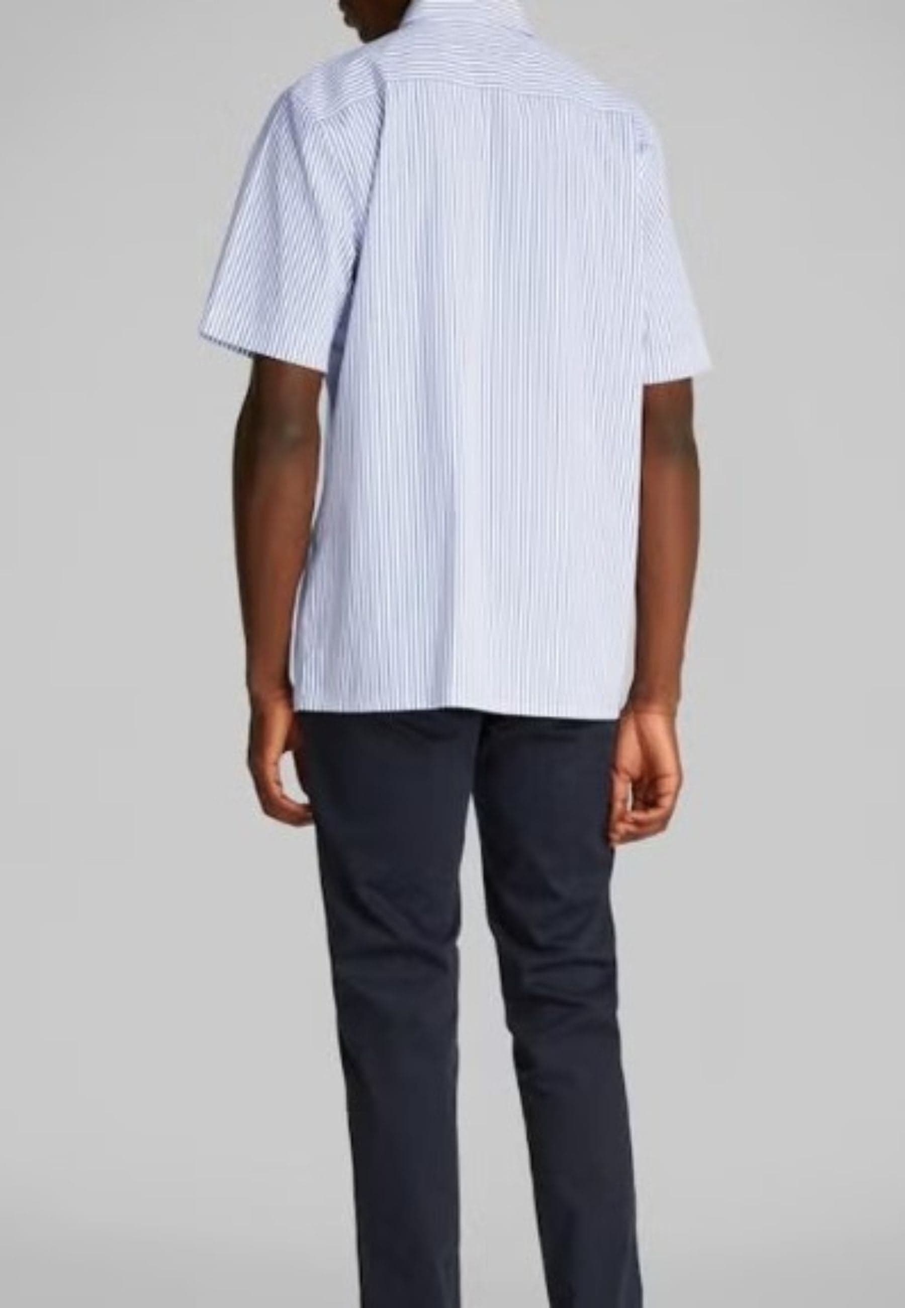 calvin klein  CAMICIA POPLIN STRIPE S/S SHIRT - 3