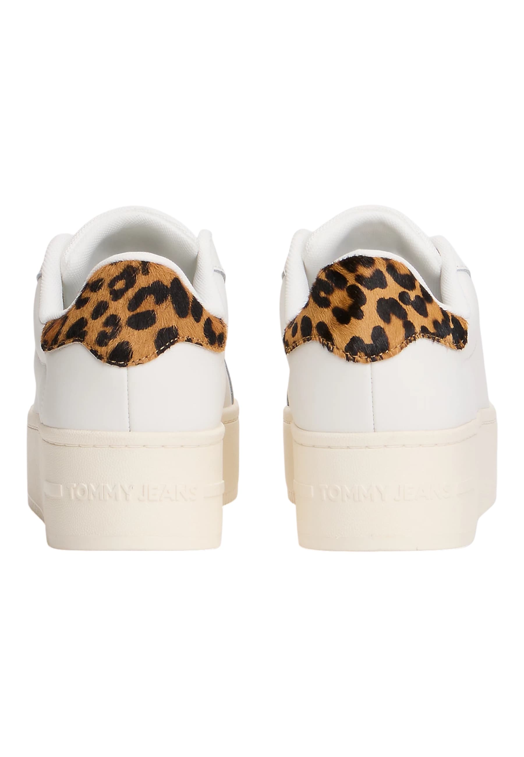 TOMMY HILFIGER JEANS Sneakers con suola alta e stampa leopardata Donna Tommy Hilfiger Jeans - 4