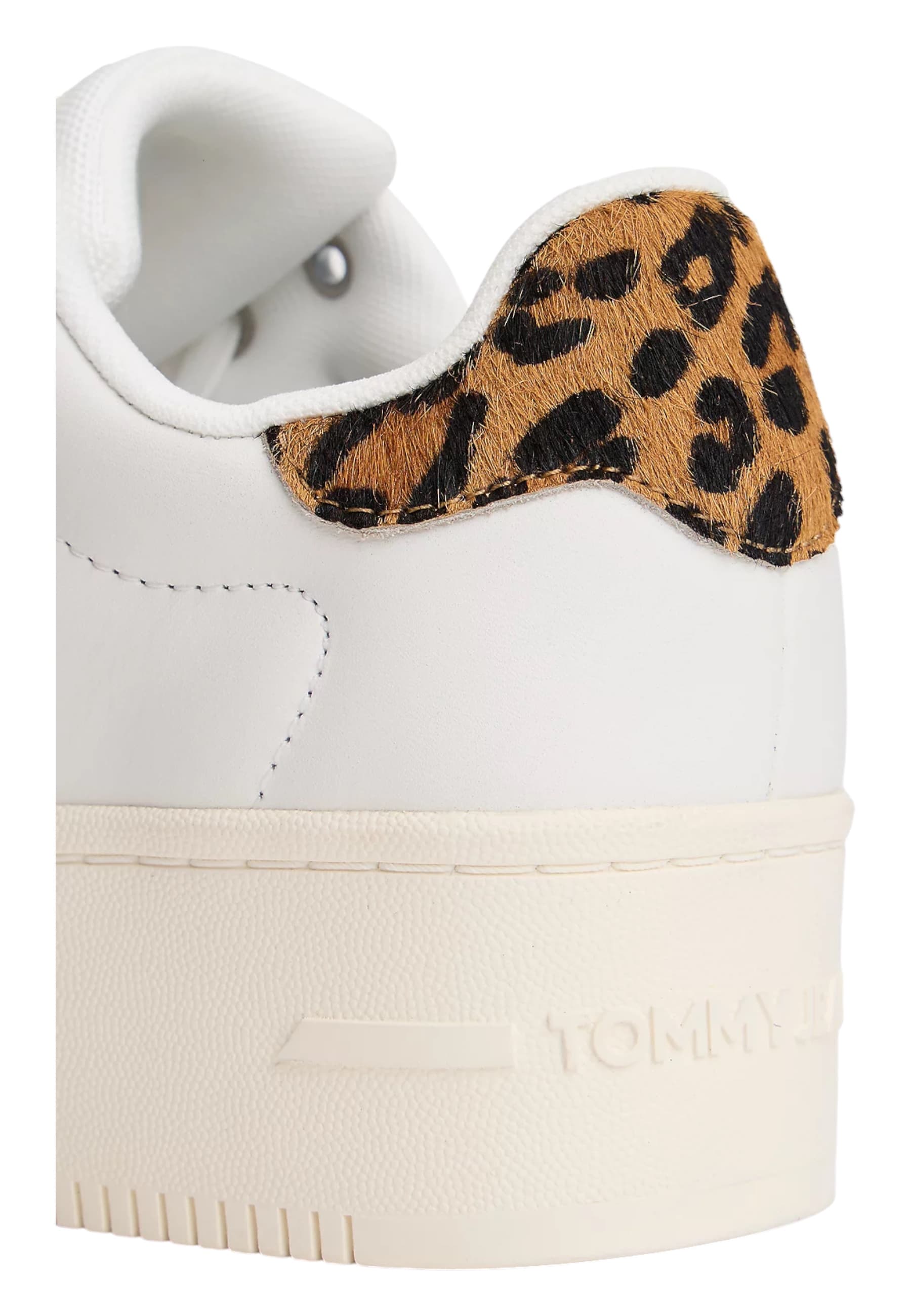 TOMMY HILFIGER JEANS Sneakers con suola alta e stampa leopardata Donna Tommy Hilfiger Jeans - 6
