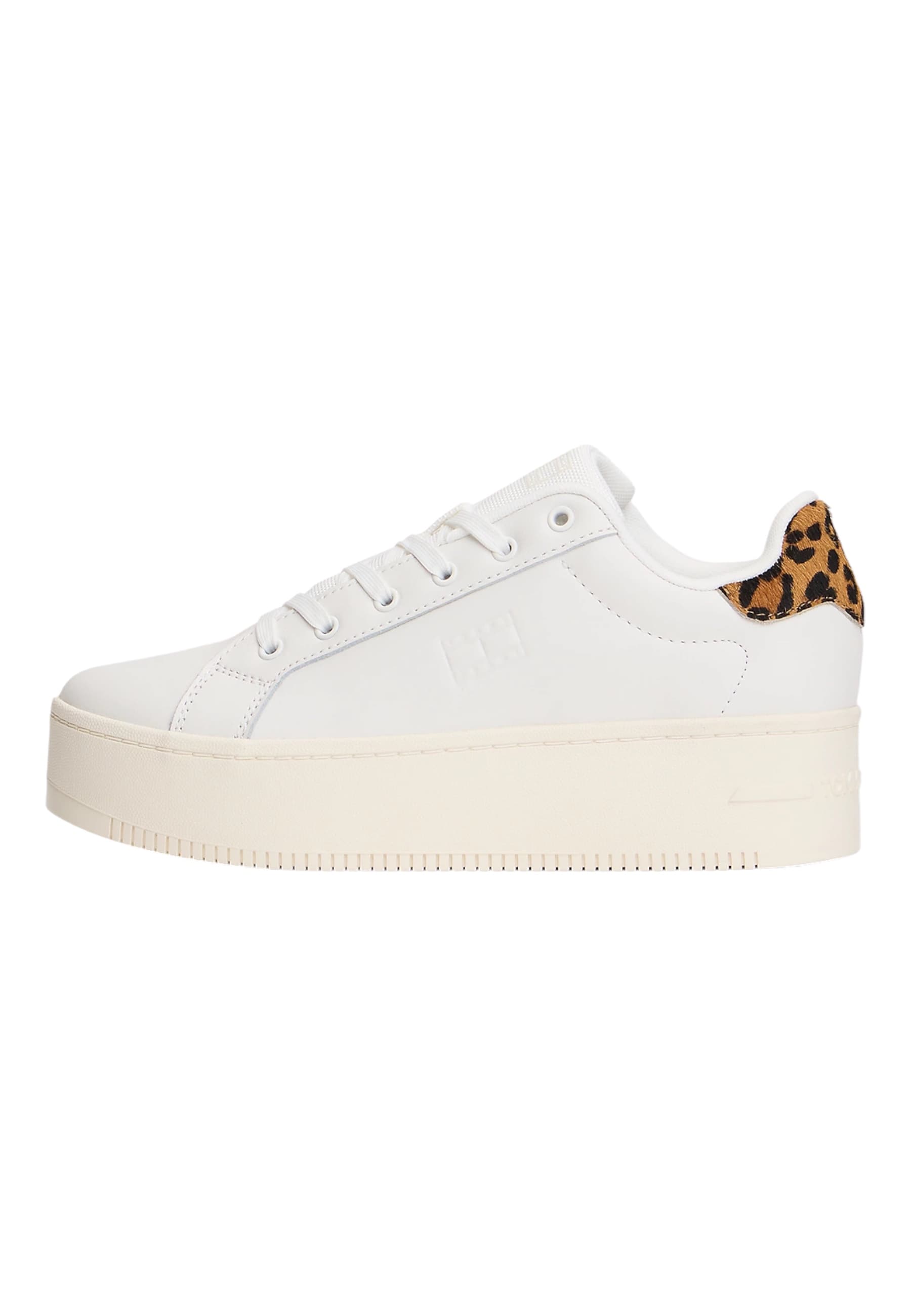 TOMMY HILFIGER JEANS Sneakers con suola alta e stampa leopardata Donna Tommy Hilfiger Jeans - 7