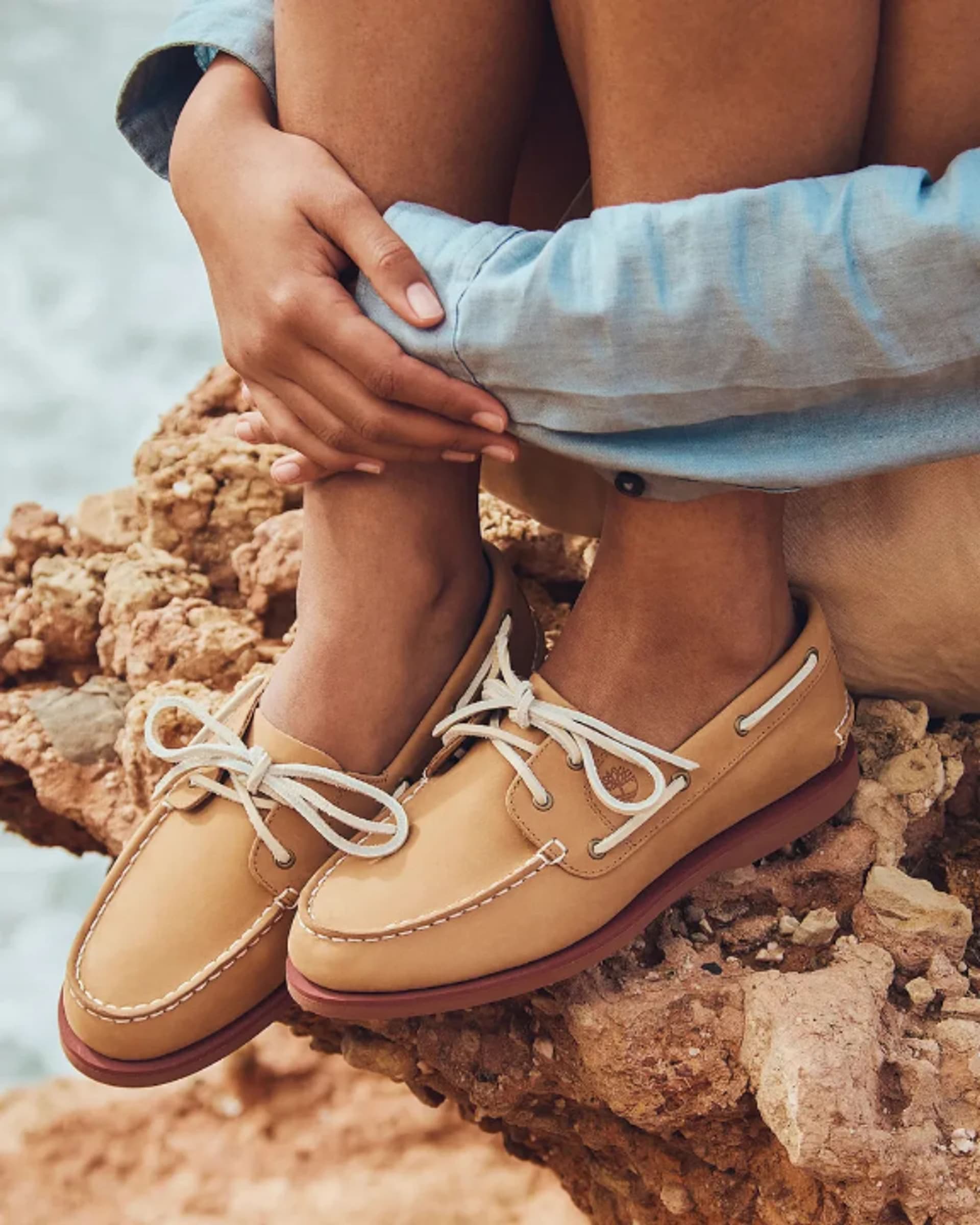 TIMBERLAND Scarpe Donna Timberland Classic Boat Shoe Medium Beige Nubuck - 21