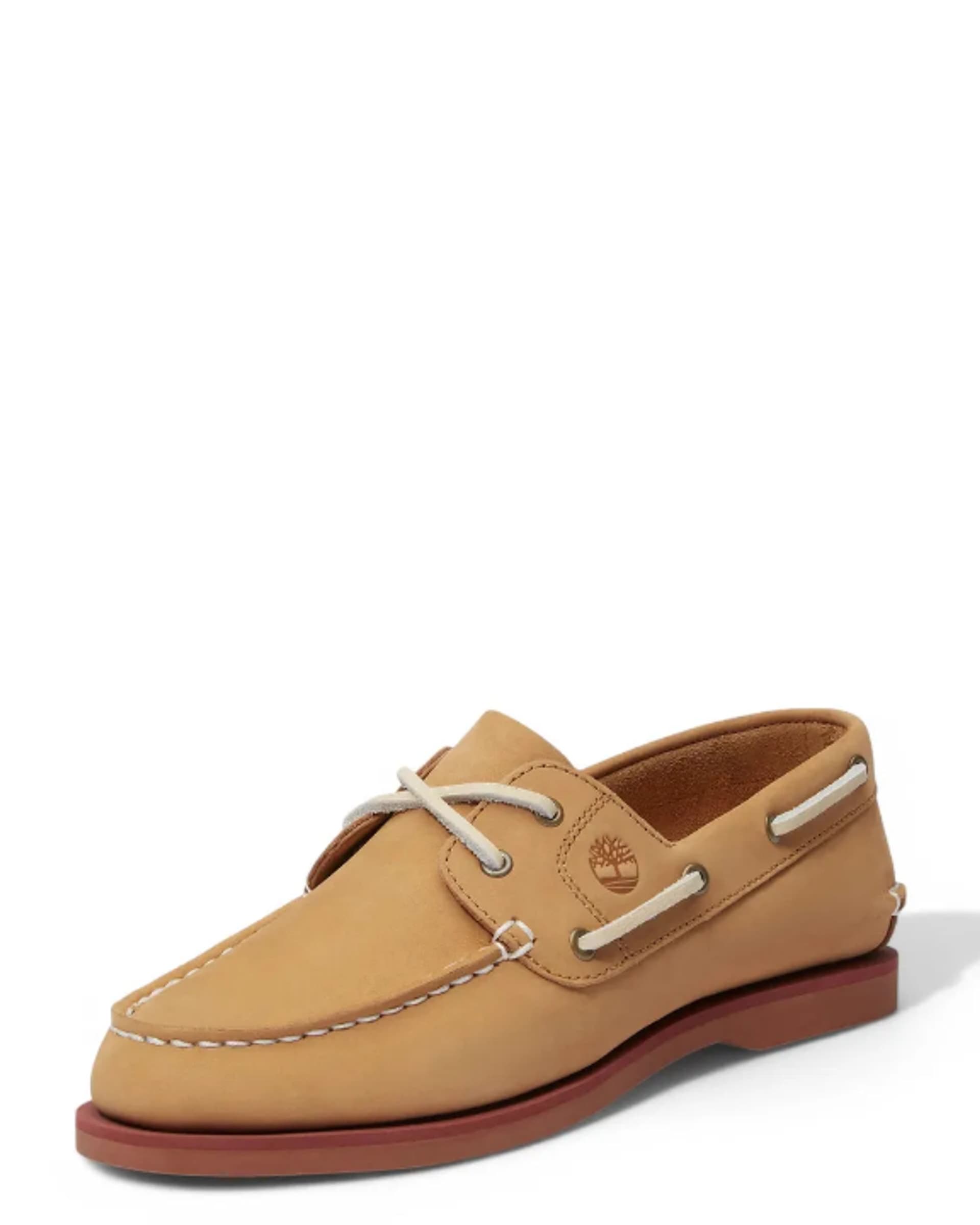 TIMBERLAND Scarpe Donna Timberland Classic Boat Shoe Medium Beige Nubuck - 8