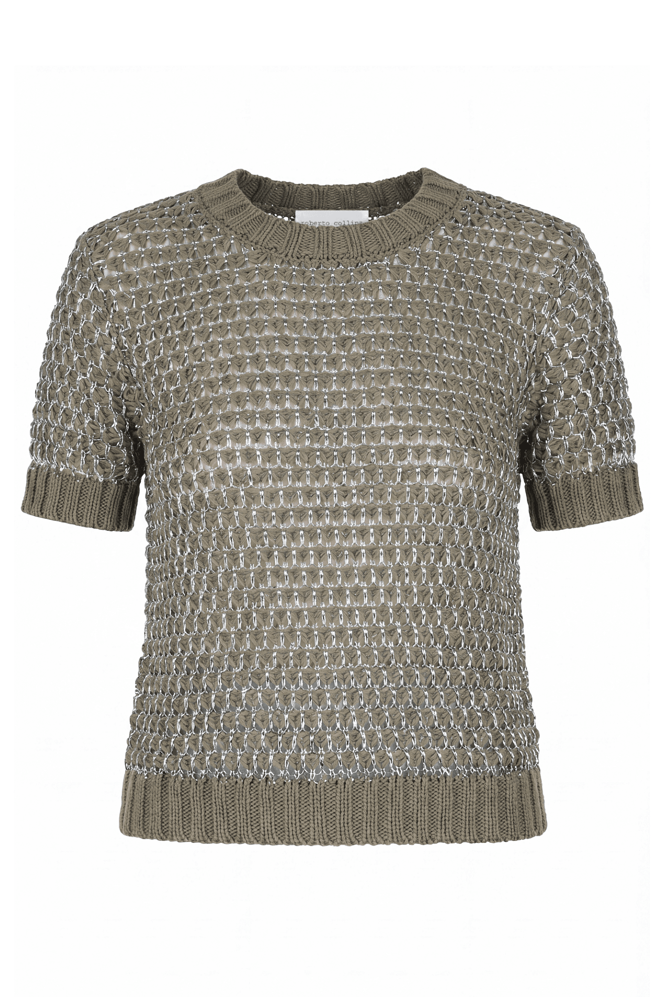 ROBERTO COLLINA Roberto Collina - Maglia - 470392 - Argento/Militare