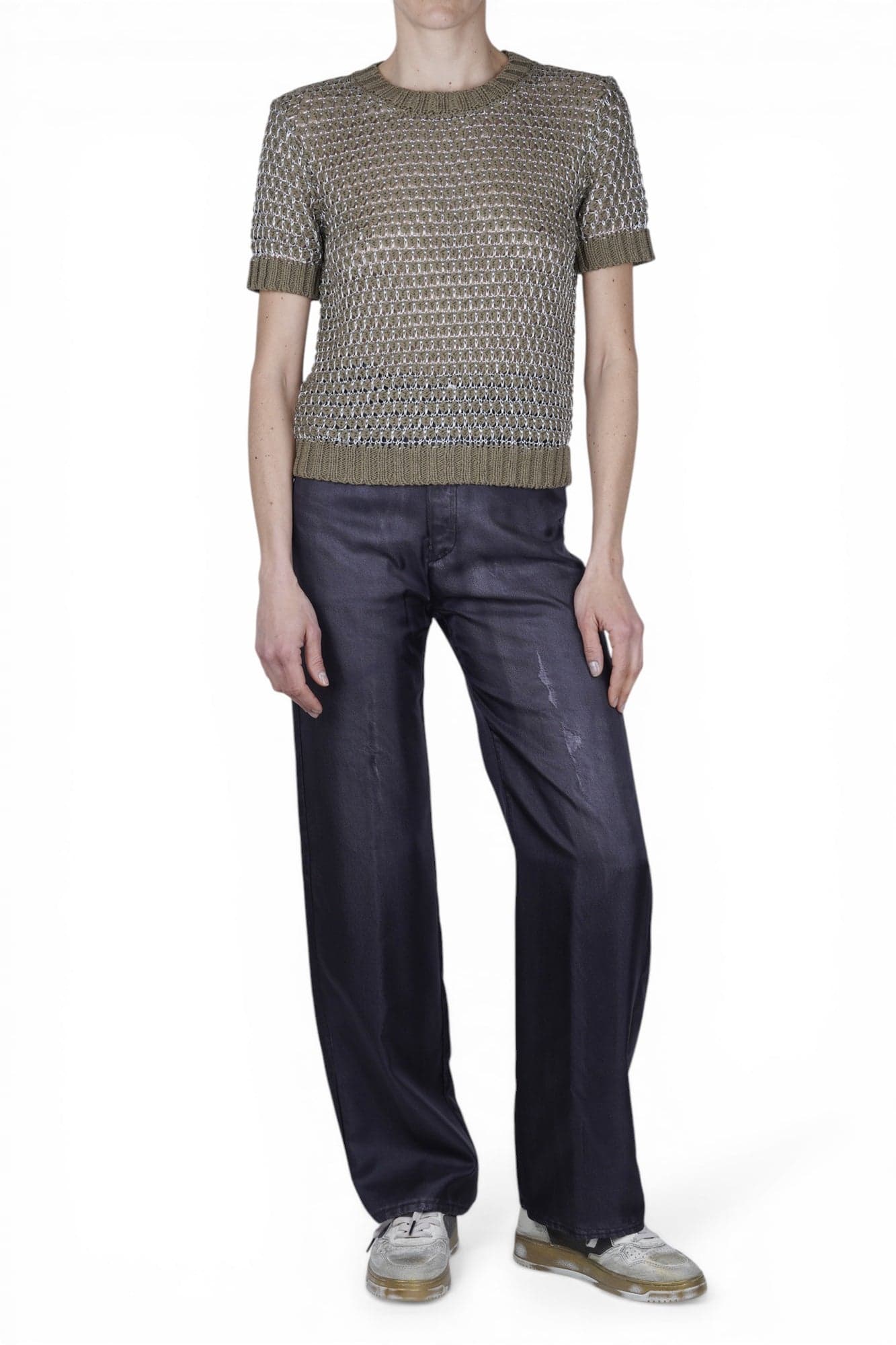 ROBERTO COLLINA Roberto Collina - Maglia - 470392 - Argento/Militare - 2