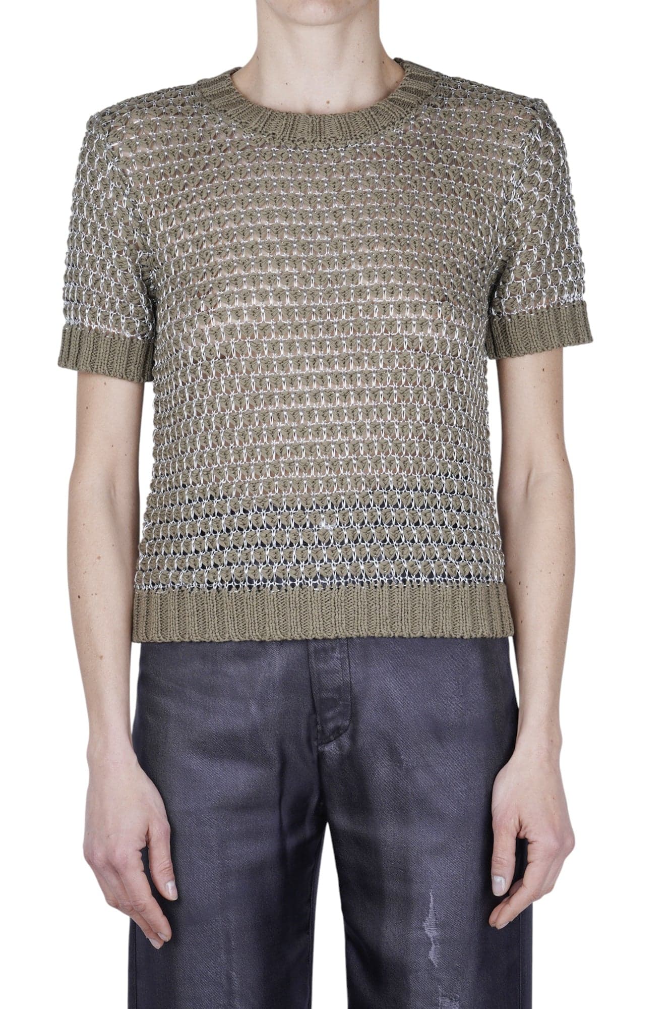 ROBERTO COLLINA Roberto Collina - Maglia - 470392 - Argento/Militare - 3