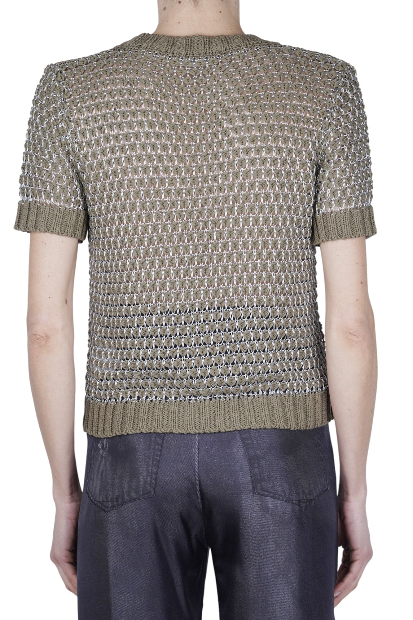 ROBERTO COLLINA Roberto Collina - Maglia - 470392 - Argento/Militare - 5