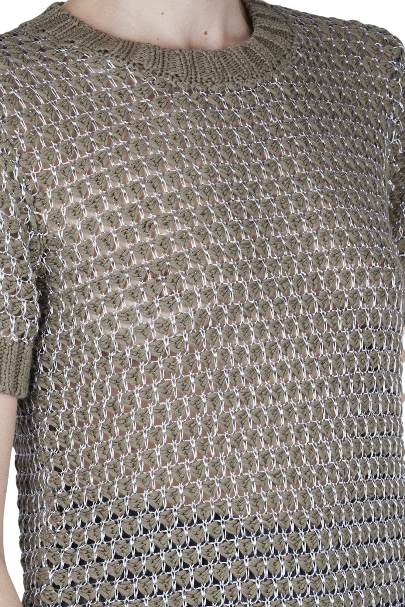 ROBERTO COLLINA Roberto Collina - Maglia - 470392 - Argento/Militare - 6