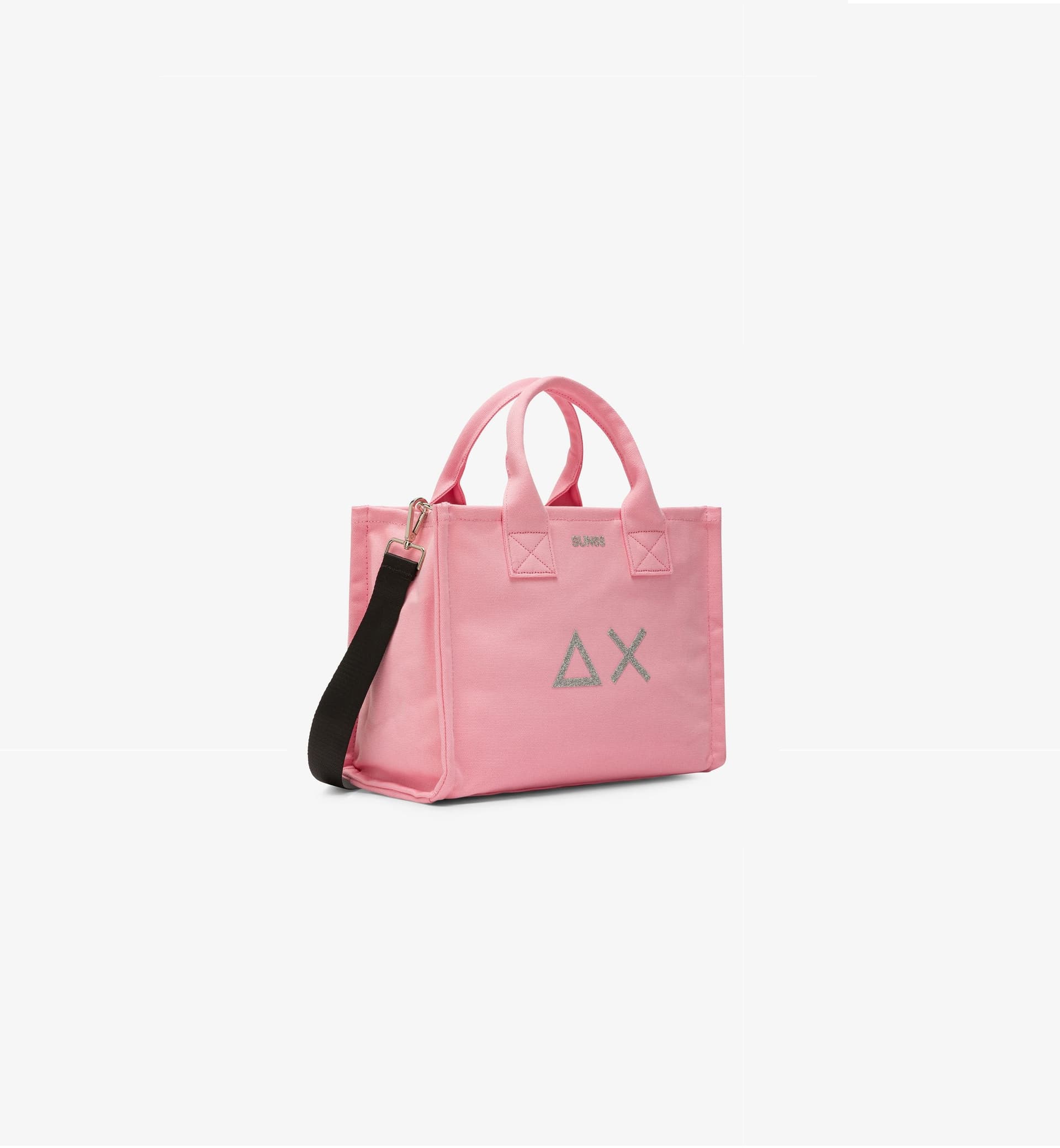 SUN68 Shopping bag Donna  Cali media in tela di cotone rosa - 2