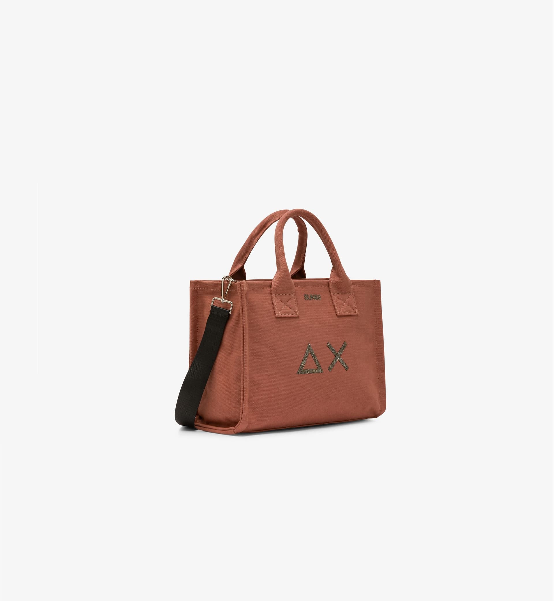 SUN68 Shopping bag Donna  Cali media in tela di cotone marrone cacao - 2