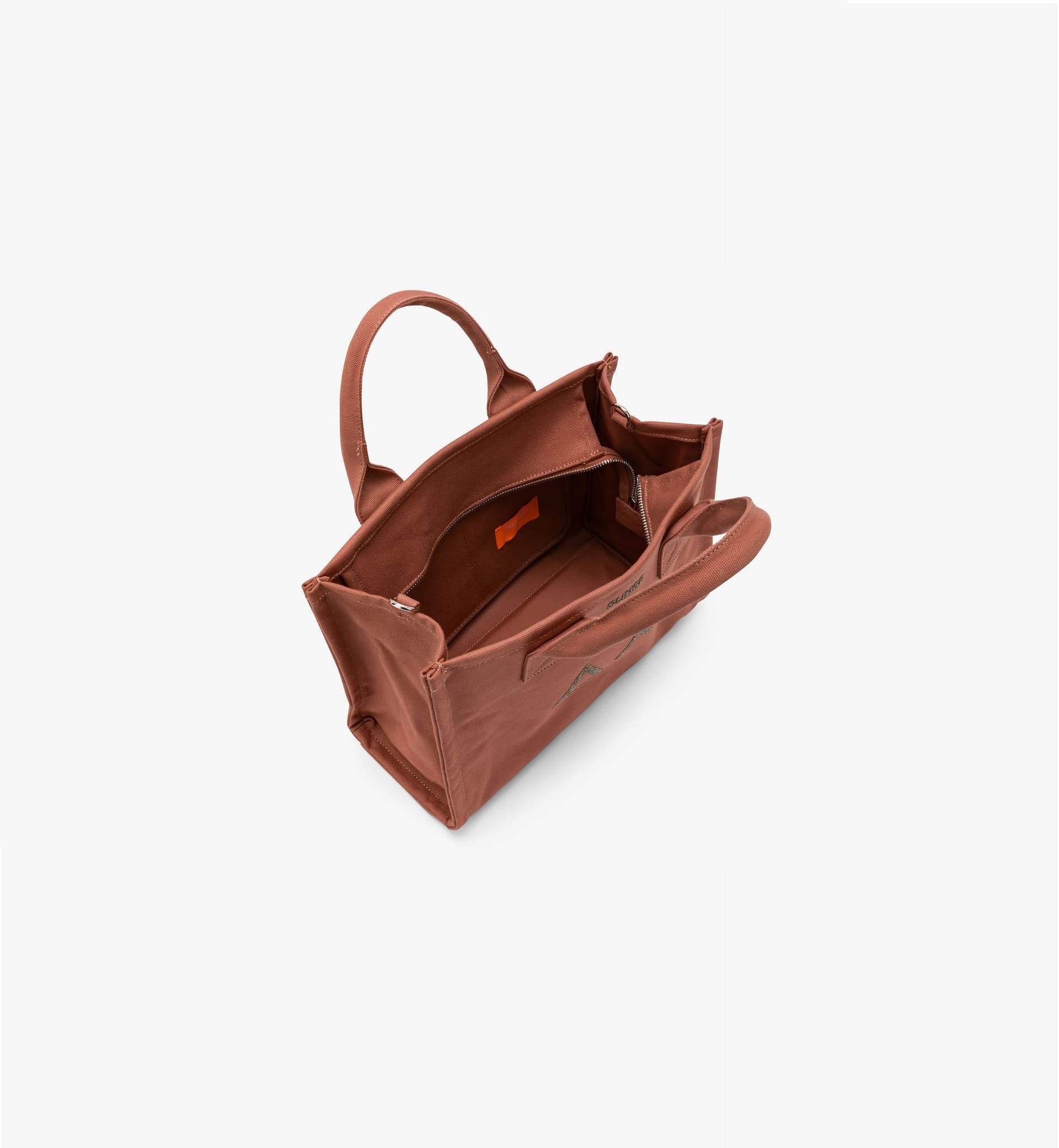 SUN68 Shopping bag Donna  Cali media in tela di cotone marrone cacao - 3