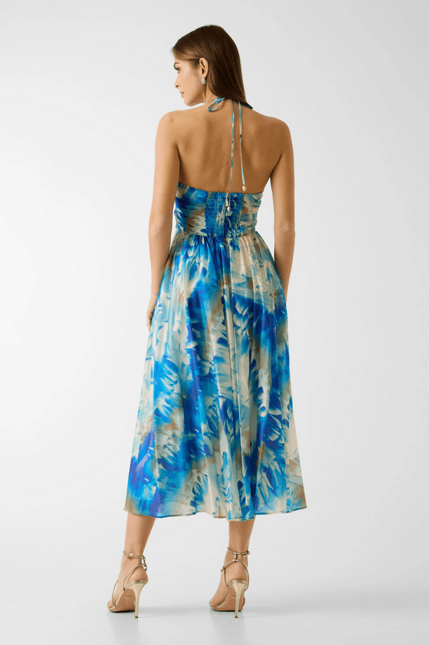 MARCIANO BY GUESS abito con stampa floreale donna blu - 4