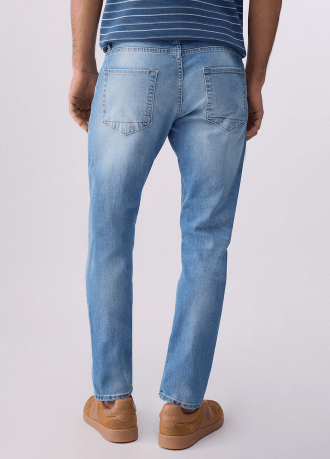 LIU JO jeans tapered fit uomo denim blue - 3