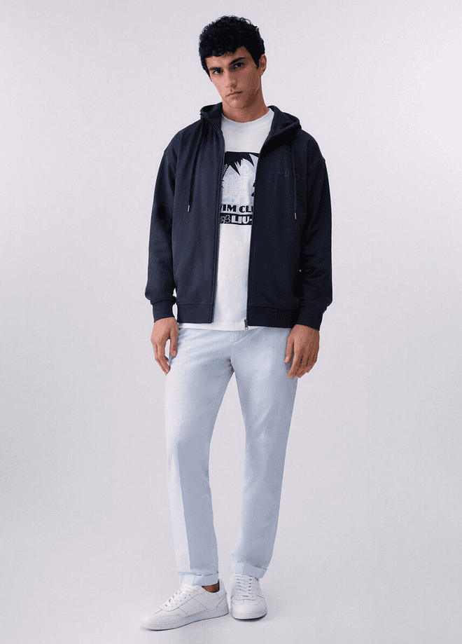 LIU JO t-shirt con stampa uomo bianco - 4