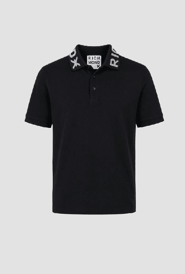 John  Richmond polo uomo nero