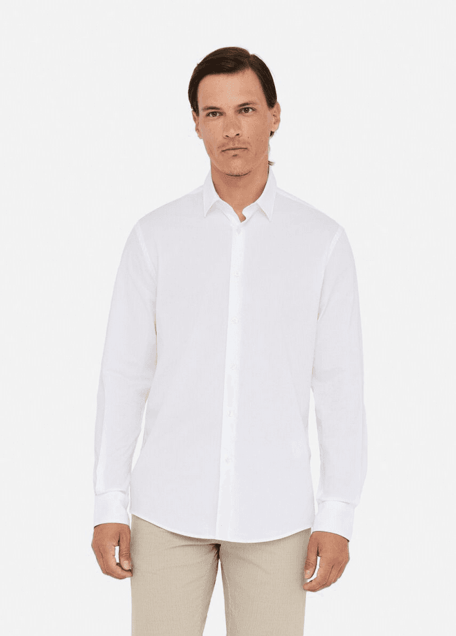 LIU JO camicia slim fit uomo bianco - 2