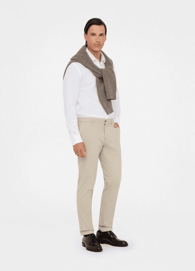 LIU JO camicia slim fit uomo bianco - 4