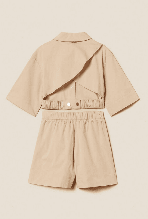 TWINSET completo bambina beige safari - 3