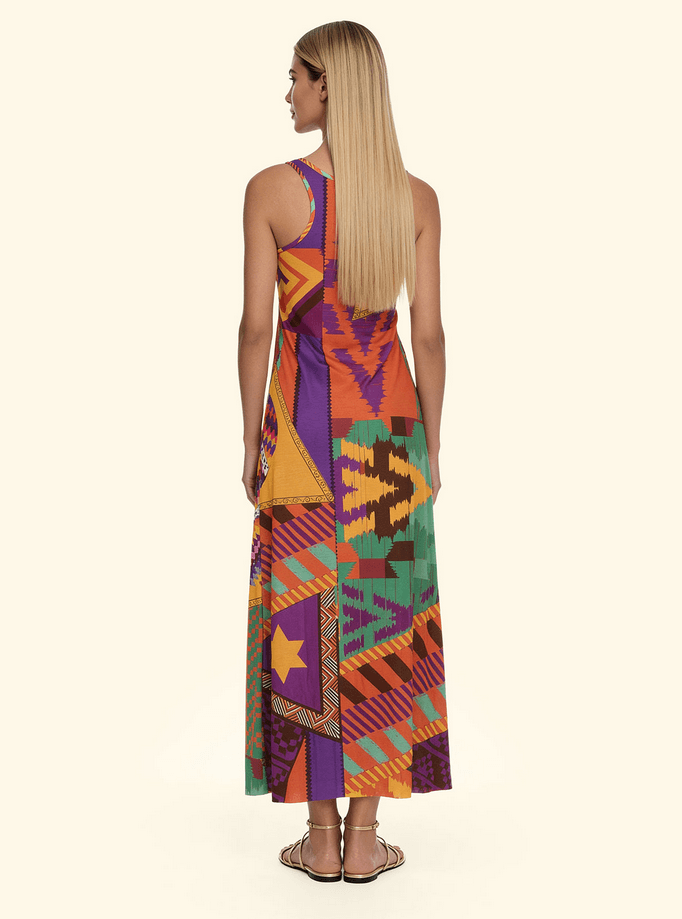 EFFEK vestito lungo donna fantasia - 3