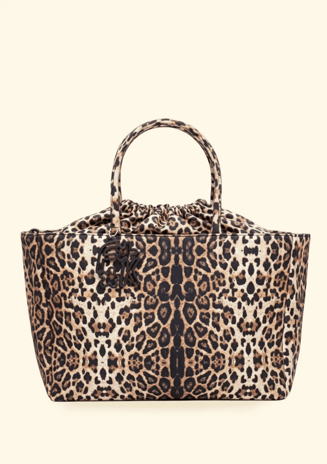 EFFEK borsa mare donna leopardato