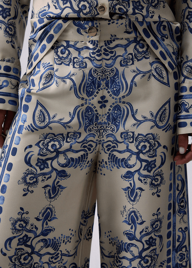 LIU JO pantalone donna con stampa foulard - 3