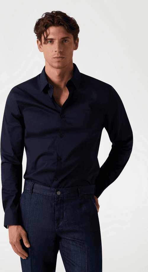 GUESS camicia uomo blu scuro - 2
