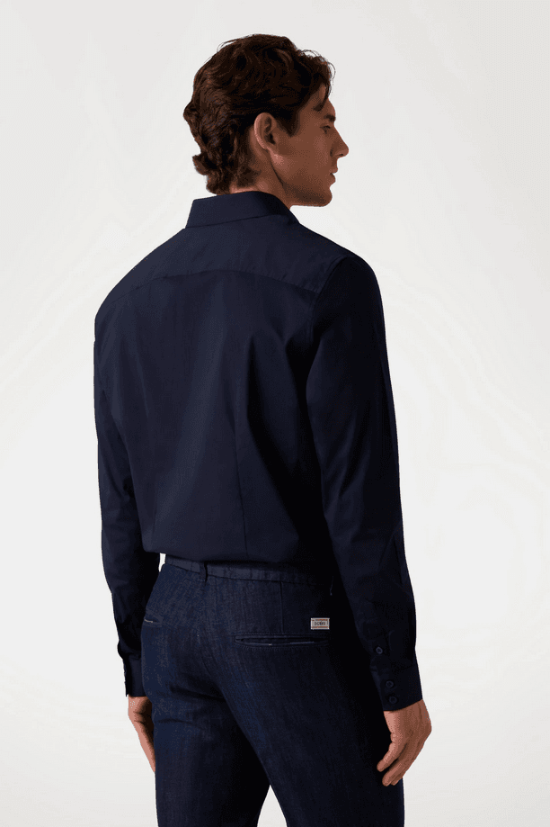 GUESS camicia uomo blu scuro - 3
