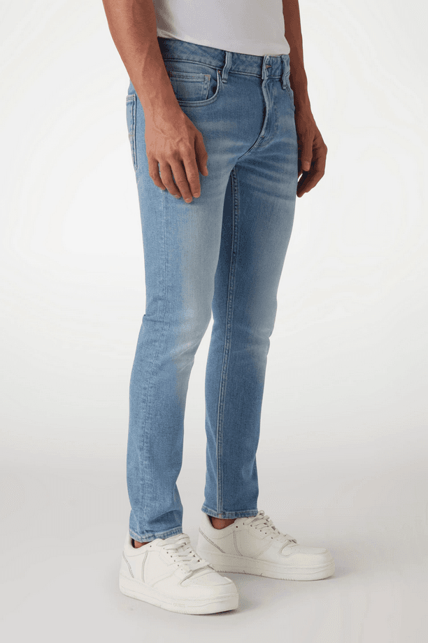 GUESS jeans skinny uomo blu chiaro - 2