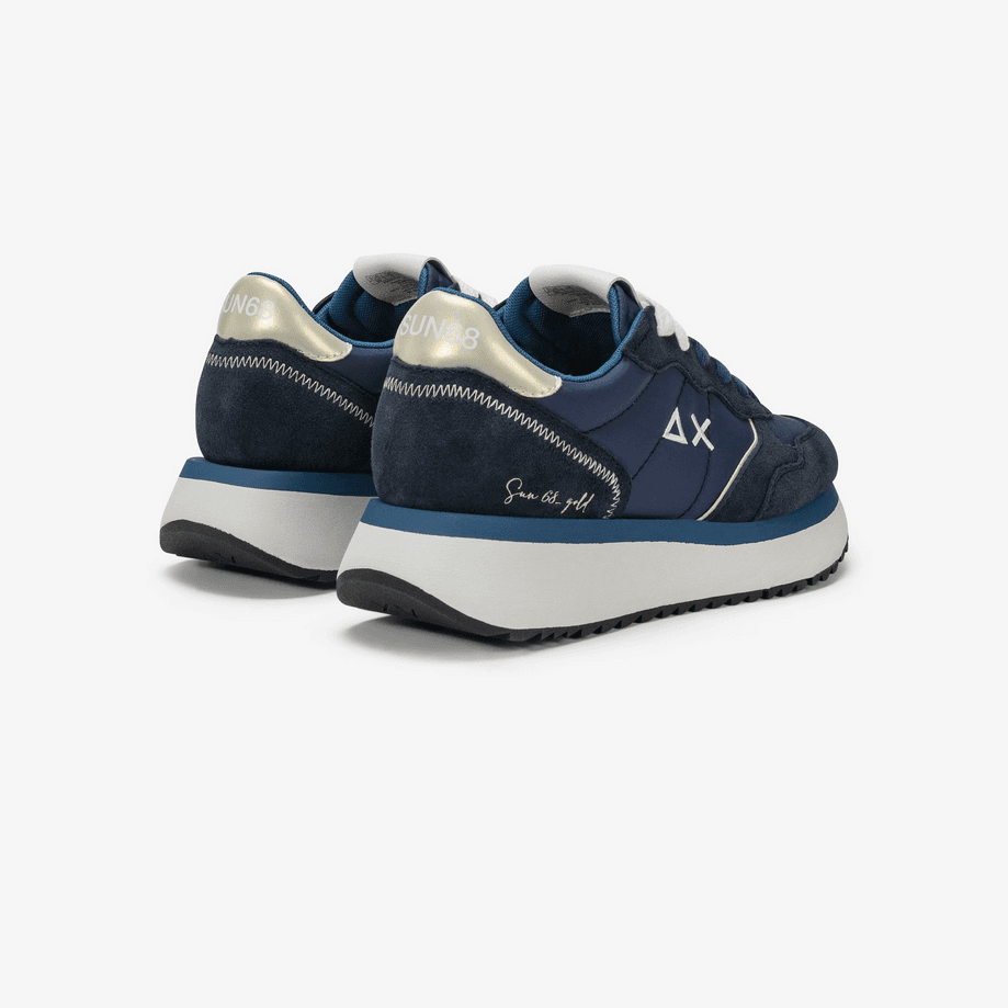 SUN68 scarpe big ally gold donna navy blue - 3
