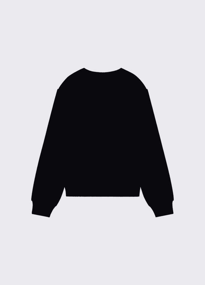 LIU JO KIDS felpa con logo e strass bambina nero - 2
