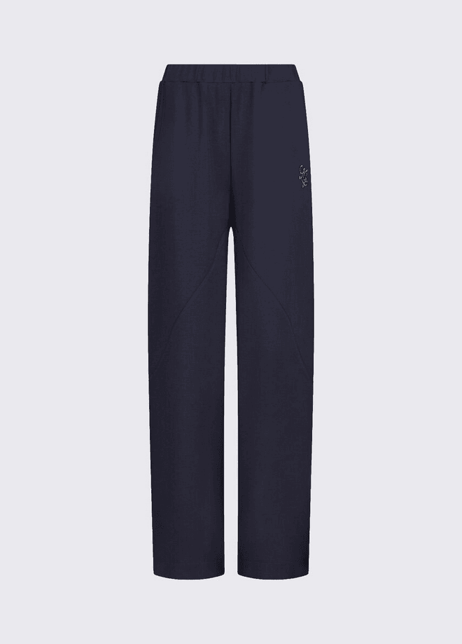 LIU JO pantalone in scuba donna blu notte