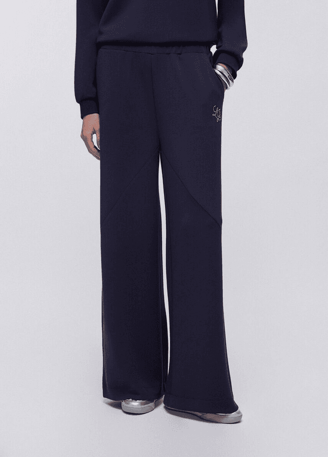 LIU JO pantalone in scuba donna blu notte - 2