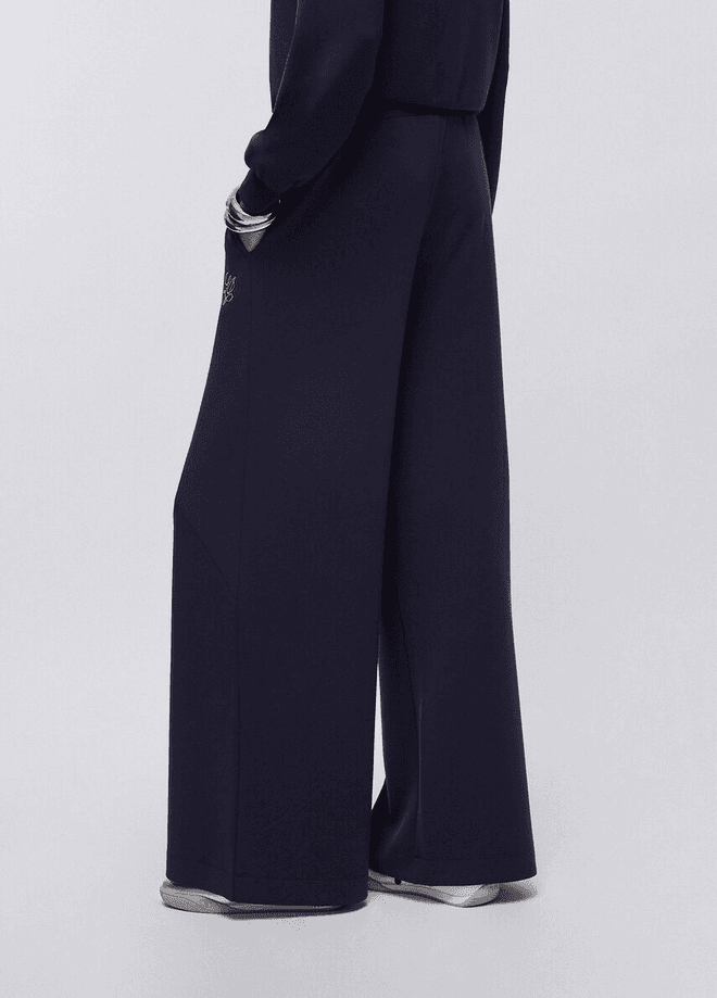 LIU JO pantalone in scuba donna blu notte - 3
