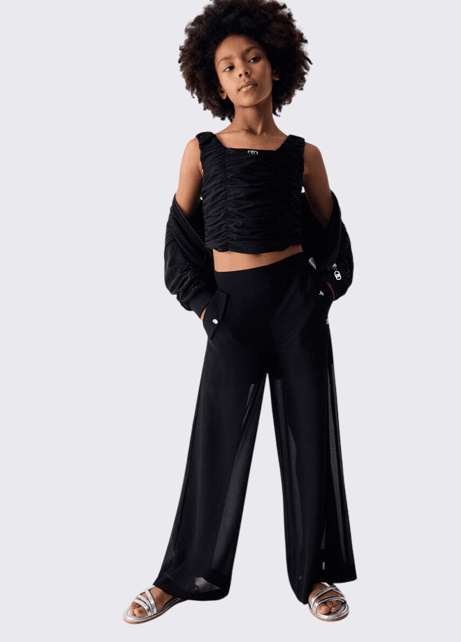 LIU JO KIDS pantalone bambina nero - 3