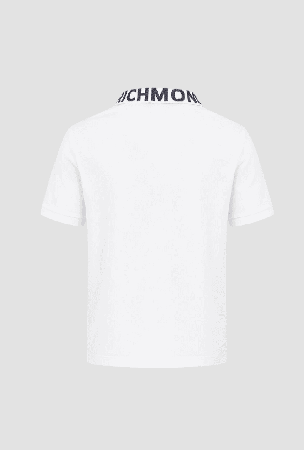 John  Richmond polo uomo bianco - 2
