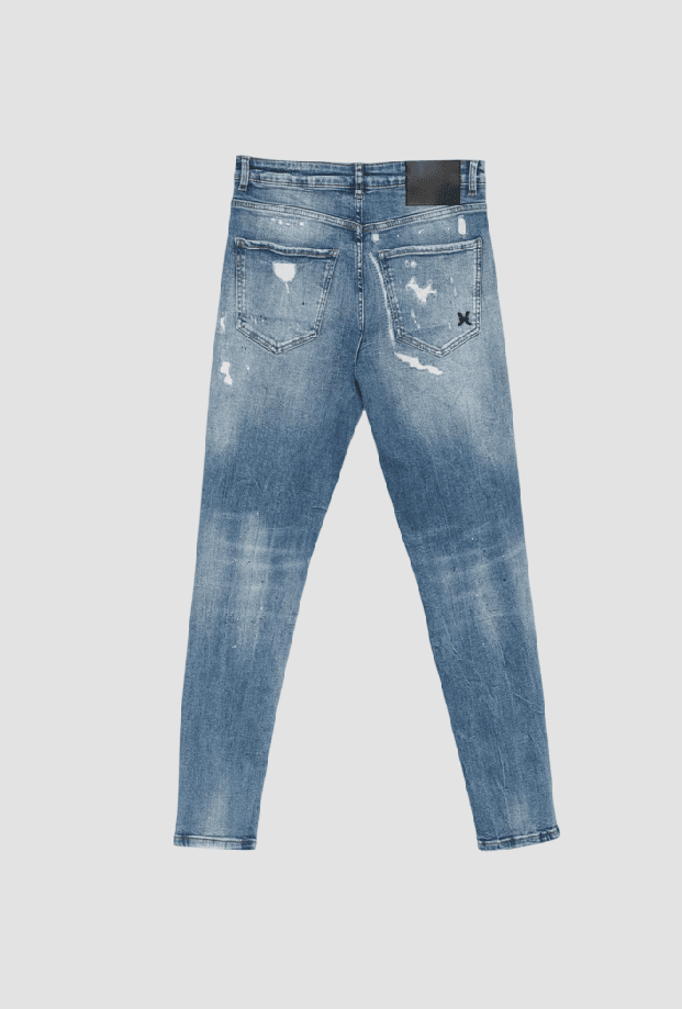 John  Richmond jeans skinny fit uomo denim medio - 2