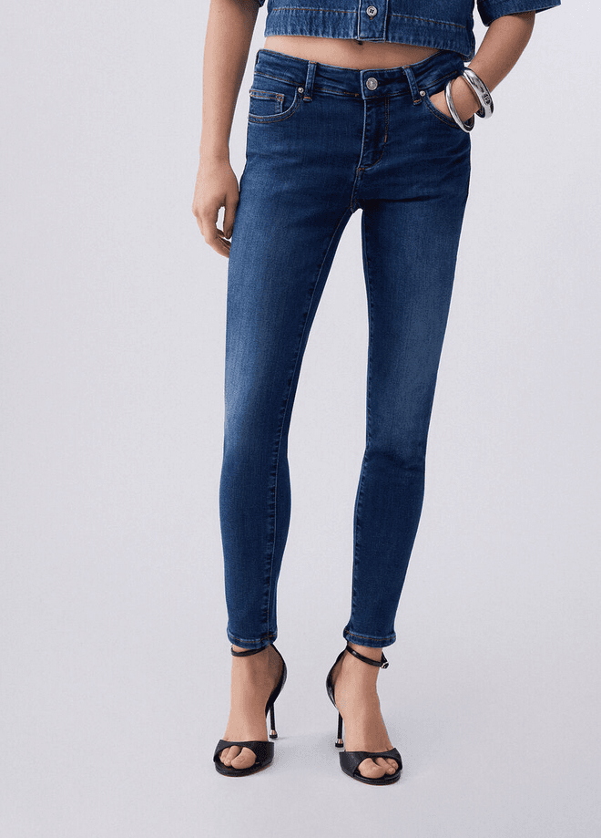 LIU JO jeans skinny donna denim blu - 2