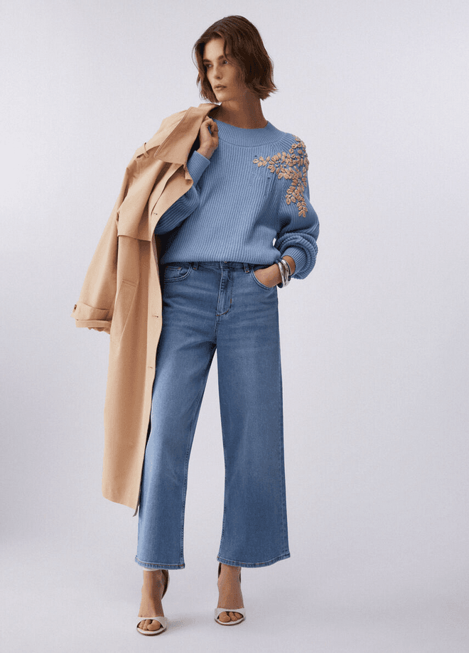 LIU JO jeans cropped donna denim light - 4