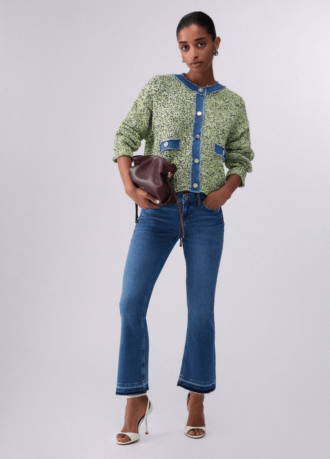 LIU JO jeans bootcut donna denim blu - 3